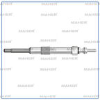 KIZDIRMA BUJISI (ISITMA) BRAVO 2 1.9 JTD / DOBLO 1.9 D / DOBLO 1.9 JTD / GRANDE PUNTO 1.9 D / STILO 1.9 D / ALFA 147 1.9 JTD / ALFA 159 1.9 JTDM 115 55200817 (10 ADET)