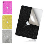 İpad pro 11 inç 5. nesil M4 ve 4/3/2. nesil için arka kaplama koruma sticker çizilmez film kaplama SİMLİ SİYAH