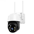 Akıllı Takip – 360° Hareketli, Renkli Gece Görüşlü, WiFi & Ethernet Destekli PTZ Güvenlik Kamerası-Adp29