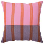 Kırlent kılıfı, pembe-turuncu, 50x50 cm