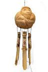 Maymunlu Bambu Rüzgar Çanı