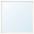 Duvar aynası, beyaz, 65x65 cm