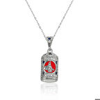 Gümüş Tuğra Cevşen Kadın Kolye