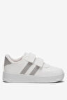 Çocuk Sneaker Spor Ayakkabı BEYAZ - FÜME