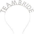 Gümüş Kaplama Kristal Taşlı Team Bride Taç