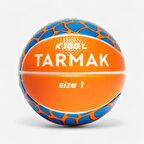 Mini Sünger Basketbol Topu - 1 Numara - Turuncu / Mavi - K100