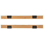 Poster askısı, bambu, 40 cm