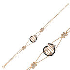 Gümüş Rose Kelebek kadin Bileklik