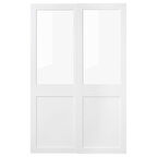 Sürgü kapak, cam-beyaz, 150x236 cm