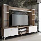 MOBİLYA GEZEGENİ MERCY GOLD TV ÜNİTESİ 180 CM ÇIRAĞAN-Beyaz