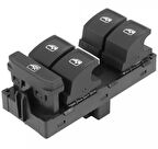 CAM ANAHTARI SOL DÖRTLÜ KROM POWER WİNDOW SWİTCH LEFT VW GOLF 52-PASSAT B8-TIGUAN-LEON-ALTEA 5G0959857C