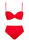 Dönmeli Yüksek Bel Bikini Takım 