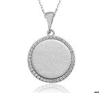 Gümüş Ayetel Kürsi Kadın Kolye