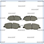 FREN BALATA RANGE ROVER 3 2002-2012 / DISCOVERY 2004-2010 ÖN LR19618