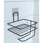 Pratik Yapışkanlı Metal Tuvalet Kağıdı Tutucu 