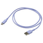 USB-C - USB kablo, lila, 1.0 m