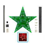 DC 5V Beş Köşeli Yıldız Led Işık Hobi Devresi DIY Lehimleme Kiti - Demonte(Montesiz)