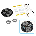 DC 6V LED Dönen Gyro Yanıp Sönen Işıklar Hobi Devresi DIY Lehimleme Kiti - Demonte(Montesiz)