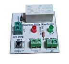 İlk Devrem Adaptörlü Motorlu Lambalı Röle Kontrol Devresi - Monteli