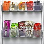 5 Adet Buzdolabı Kapak Içi Düzenleyici Organizer 5'lı Buzdolabı Içi Düzenleyici Ve Banyo Organizeri