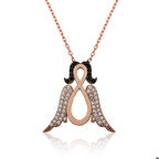 Gümüş Sonsuz Melek Kadın Kolye