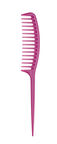 Janeke Fashion Comb Fuşya Saplı Şekillendirici Saç Tarağı
