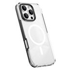 Apple iPhone 16 Pro Max ile Uyumlu N52SH Mıknatıslı Güçlü MagSafe Şarj Özellikli Telefon Kılıfı Kapak