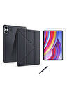 Xiaomi Redmi Pad Pro 12.1 inç Uyumlu Tri Fold Kalemlikli Tablet Kılıfı Ekran Koruyucu Kalem Seti