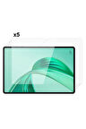Honor Pad X8A 11 inç ile Uyumlu Temperli Kırılmaz Cam Ekran Koruyucu 5 Adet