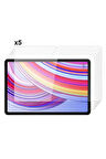 Xiaomi Poco Pad 12.1 inç ile Uyumlu Temperli Kırılmaz Cam Ekran Koruyucu 5 Adet