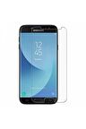 Samsung Galaxy J7 2017 ile Uyumlu Ekran Koruyucu Şeffaf Temperli Kırılmaz Cam Ekran Koruyucu