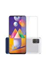 Samsung Galaxy M31S ile Uyumlu Ekran Koruyucu Şeffaf Temperli Kırılmaz Cam Ekran Koruyucu