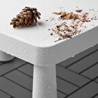 Çocuk masası, beyaz, 77x55 cm