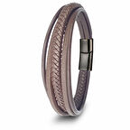  FM Kahve Çoklu Deri Bileklik 31833B2D5 