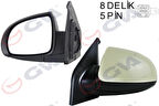 DIŞ DİKİZ AYNASI SOL PICANTO 2006 ELEKTRİKLİ ISITMALI ASTARLI KONVEKS VM-753EHPL 8761007158