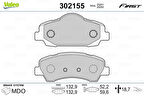 ÖN FREN BALATASI PEUGEOT P301 2012 P308 2013 CITROEN C-ELYSEE 2012 C4 2014 266MM 1608691380 1610699280