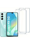 Samsung Galaxy A16 ile Uyumlu Ekran Koruyucu Şeffaf Temperli Kırılmaz Cam Ekran Koruyucu 2 Adet