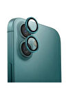 Apple iPhone 16 ile Uyumlu Safir Damla Tekli Kamera Lens Koruyucu