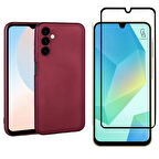 Samsung Galaxy A16 ile Uyumlu Telefon Kılıfı ve 5d Tam Kaplayan Cam Ekran Koruyucu