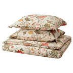 Çift kişilik nevresim seti, açık gri-bej-çok renkli, 240x220/50x60 cm