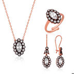 Gümüş Elmas Montür Kadın Set