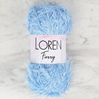 Loren Furry Bebe Mavisi El Örgü İpi - RF007 - 34046
