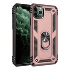 Apple İphone 11 Pro Kılıf Sofya Yüzüklü Silikon Kapak - Rose