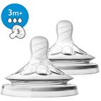 Philips Avent Natural Biberon Emziği +3 Ay 2li