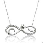 Gümüş Sonsuz Aşk Kadın Kolye