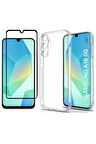Samsung Galaxy A16 5G ile Uyumlu Telefon Kılıfı ve 5d Tam Kaplayan Cam Ekran Koruyucu 