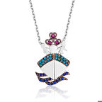 Gümüş Titanik Kadın Kolye