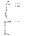 ATESLEME KABLOSU SETI MERCEDES M102 M111 W201 W123 C123 W124 C124 A1021501918
