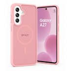 Samsung Galaxy A27 Ile Uyumlu Kılıf Magsafe Şarj Özellikli Mat Arka Yüzeyli Kapak
