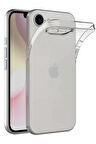 Apple iPhone 16E ile Uyumlu Kılıf Şeffaf Esnek Silikon Telefon Kılıfı Kapak